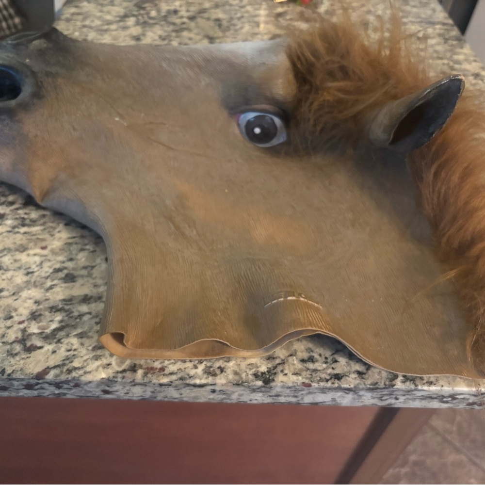 Horse’s head costume Halloween
